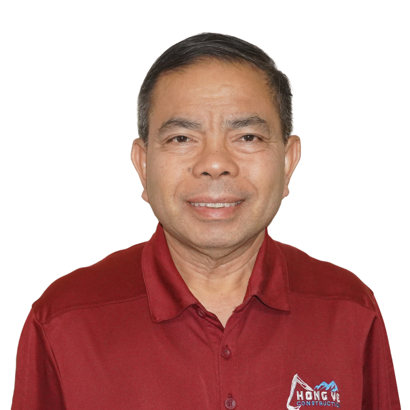 HYC team member in red branded polo